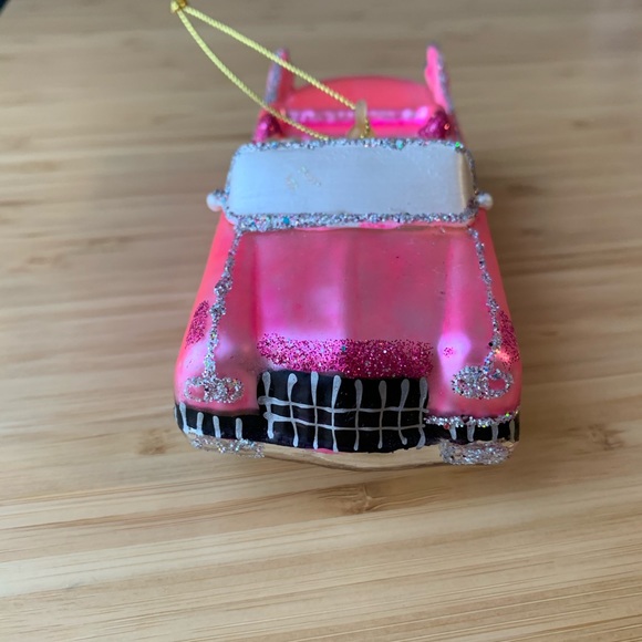 Pink Cadillac Christmas Tree Ornament (Bronners) - Picture 11 of 14